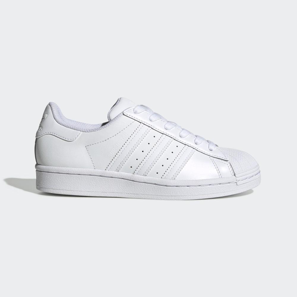 Adidas Boys' Superstar Shell Toe Originals Shoes White Ireland EF5399